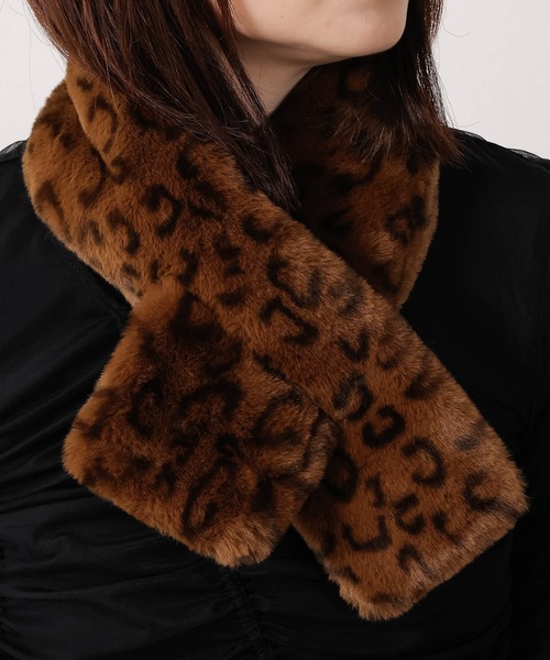 セール】レオパード柄ティペット（マフラー）｜Monocoro toppi