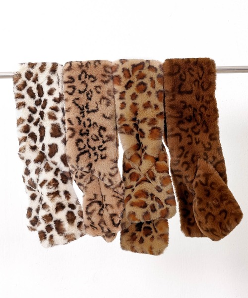 セール】レオパード柄ティペット（マフラー）｜Monocoro toppi