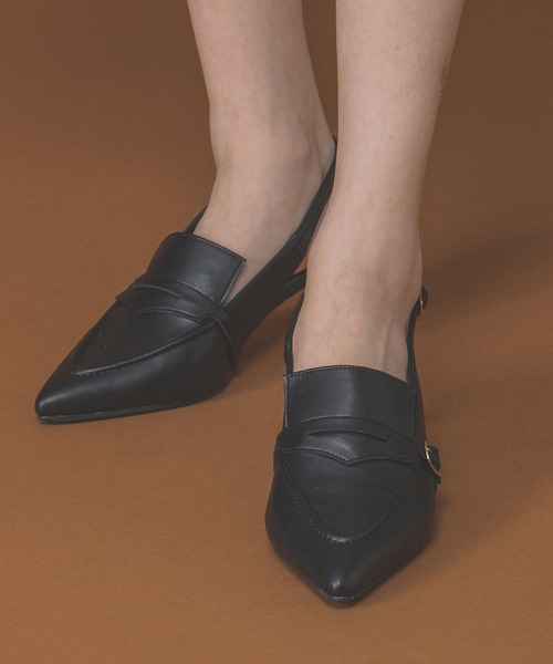 3.3 Field Trip （3.3フィールドトリップ）の「3.3 Field Trip／ポインテッドローファーＳ（ローファー・レディース・ブラック/ブラウン・MEDIUM/LARGE/FREE/SMALL）」の2枚目の写真