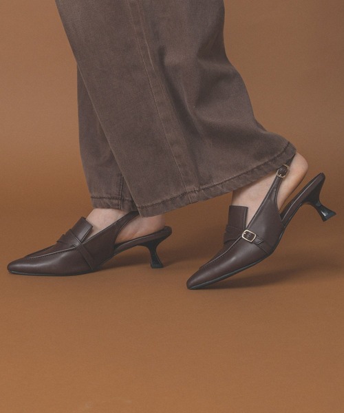 3.3 Field Trip （3.3フィールドトリップ）の「3.3 Field Trip／ポインテッドローファーＳ（ローファー・レディース・ブラック/ブラウン・MEDIUM/LARGE/FREE/SMALL）」の5枚目の写真