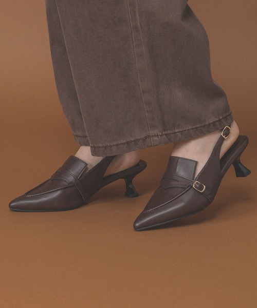 3.3 Field Trip （3.3フィールドトリップ）の「3.3 Field Trip／ポインテッドローファーＳ（ローファー・レディース・ブラック/ブラウン・MEDIUM/LARGE/FREE/SMALL）」の6枚目の写真