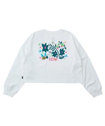 BILLABONG レディース 【LUISE ONO】BEEHIVE LS TEE ロンＴ 【LOOSE CROPPED】【2025年秋冬モデル】/ビラボンLuise Onoコラボクロップド丈バックプリント長袖ロン