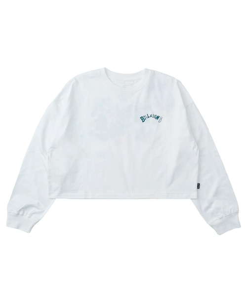 BILLABONG(ビラボン)の「BILLABONG レディース 【LUISE ONO】BEEHIVE LS TEE ロンT 【LOOSE CROPPED】【2025年秋冬モデル】/ビラボンLuise Onoコラボクロップド丈バックプリント長袖ロン(Tシャツ/カットソー・レディース・ホワイト/ブルー系その他・MEDIUM/LARGE)」の3枚目の写真