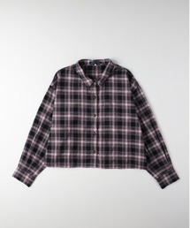 HONEYSUCKLE ROSE(ハニーサックルローズ)【レディース】チェックショートシャツ (お手入れ楽/トレンド)