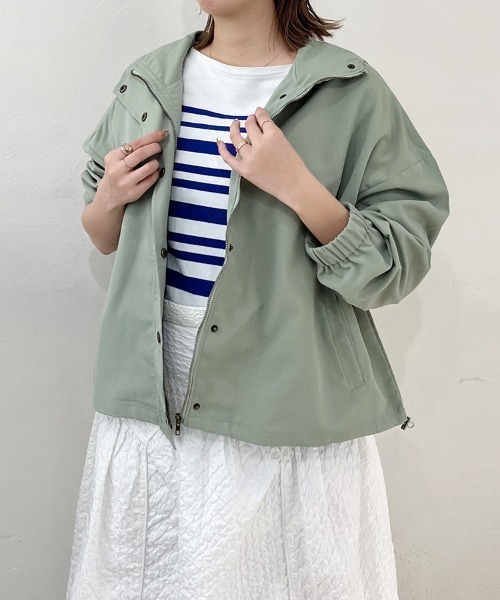 ReRe(リリ)の「フード付きマウンテンパーカー(マウンテンパーカー・レディース・カーキ/ブラック/グレー・FREE)」の16枚目の写真