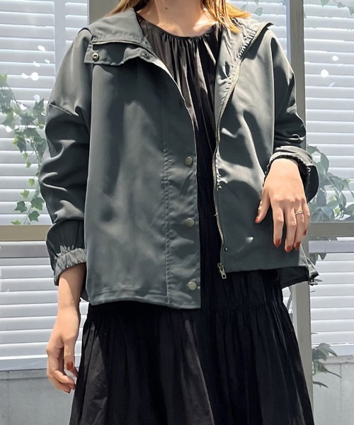 ReRe(リリ)の「フード付きマウンテンパーカー(マウンテンパーカー・レディース・カーキ/ブラック/グレー・FREE)」の19枚目の写真