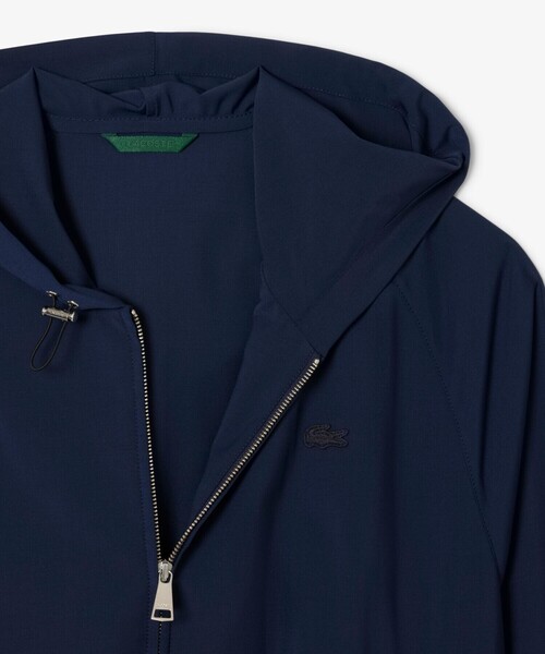 LACOSTE(ラコステ)の「ウールブレンドフランネルジップジャケット(ブルゾン・メンズ・ネイビー・46/48/50/52)」の2枚目の写真
