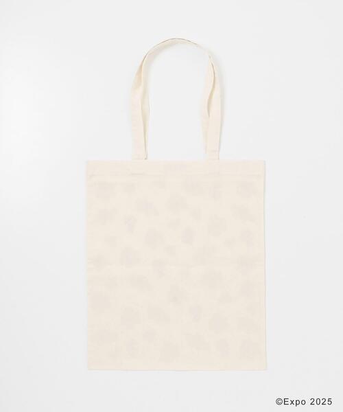 THE GOODLAND MARKET（ザグッドランドマーケット）の「EXPO2025 TOTE-FLOWER（トートバッグ・レディース・オフホワイト/グレー・ONE）」の14枚目の写真