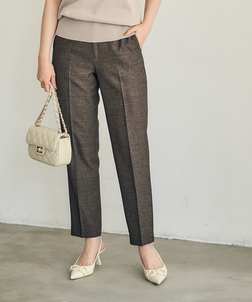 12Twelve Agenda(トゥエルブ アジェンダ)の「マシーンウォッシャブルテーパードパンツ(その他パンツ・レディース・ネイビー/ブラウン・M/S)」の11枚目の写真