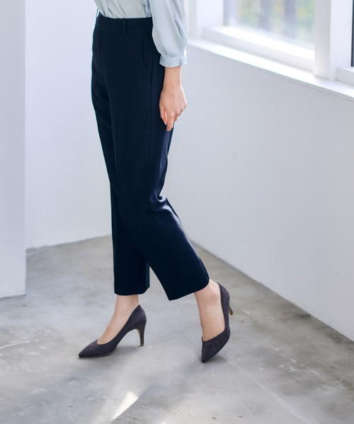12Twelve Agenda(トゥエルブ アジェンダ)の「マシーンウォッシャブルテーパードパンツ(その他パンツ・レディース・ネイビー/ブラウン・M/S)」の19枚目の写真