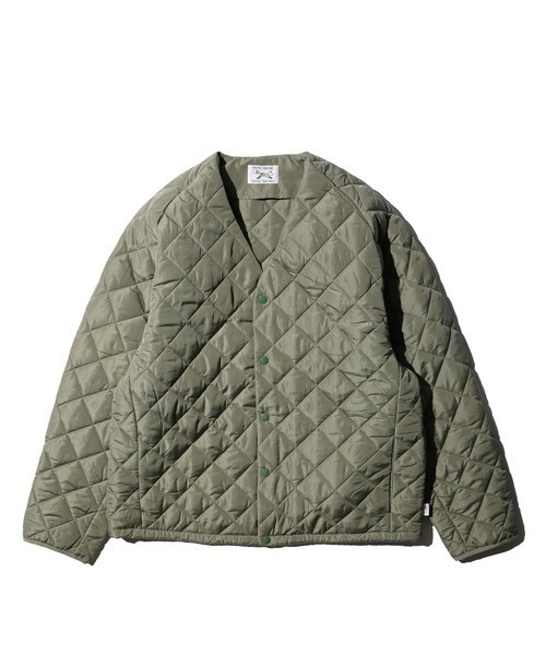 PENNEYS（ぺニーズ）の「PENNEY'S ぺニーズ / THE FOX STANDARD QUILT V CARDIGAN（ナイロンジャケット・メンズ・ブラック/グレー/ネイビー/ブラウン・LARGE/MEDIUM）」の2枚目の写真