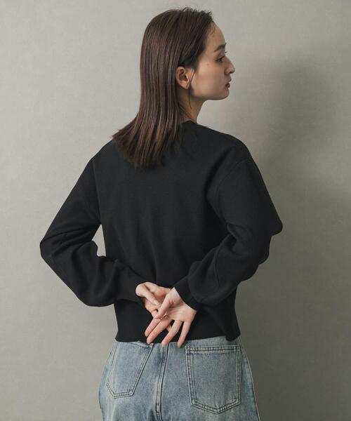 SENSE OF PLACE by URBAN RESEARCH（センスオブプレイスバイアーバンリサーチ）の「ニュアンスボタンVネックカーディガン（カーディガン/ボレロ・レディース・レッド/ブラック/アイボリー・ONE）」の12枚目の写真