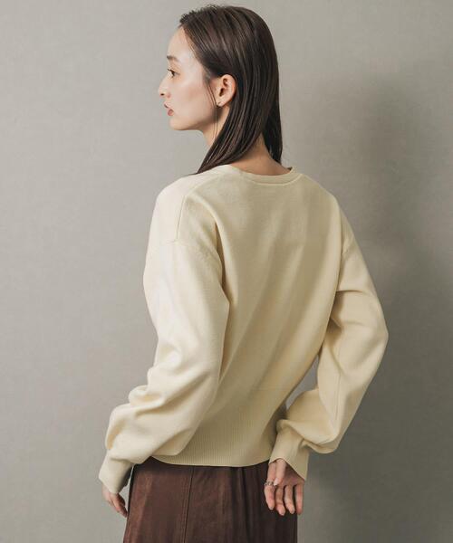 SENSE OF PLACE by URBAN RESEARCH（センスオブプレイスバイアーバンリサーチ）の「ニュアンスボタンVネックカーディガン（カーディガン/ボレロ・レディース・レッド/ブラック/アイボリー・ONE）」の17枚目の写真