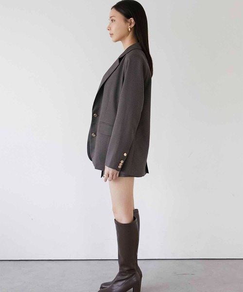 Luan（ルアン）の「【Luan】CHECK TAILORED JACKET/チェックテーラード 