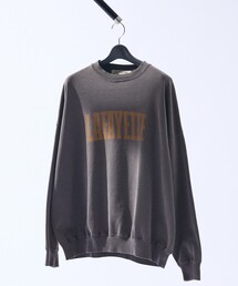 REMI RELIEF | 【REMI RELIEF / レミレリーフ】別注 ロゴプリント スウェット / オーバーサイズ(Tシャツ/カットソー)