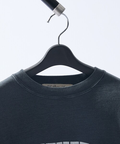 REMI RELIEF（レミレリーフ）の「【REMI RELIEF / レミレリーフ】別注 ロゴプリント スウェット / オーバーサイズ（Tシャツ/カットソー・メンズ・ブラウン/ブラック・M/L）」の5枚目の写真