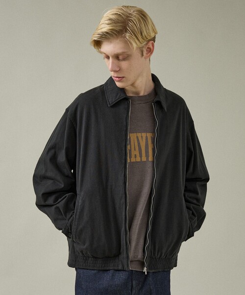 REMI RELIEF（レミレリーフ）の「【REMI RELIEF / レミレリーフ】別注 ロゴプリント スウェット / オーバーサイズ（Tシャツ/カットソー・メンズ・ブラウン/ブラック・M/L）」の16枚目の写真