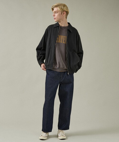 REMI RELIEF（レミレリーフ）の「【REMI RELIEF / レミレリーフ】別注 ロゴプリント スウェット / オーバーサイズ（Tシャツ/カットソー・メンズ・ブラウン/ブラック・M/L）」の17枚目の写真