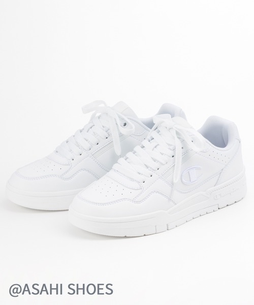 ASAHI SHOES（アサヒシューズ）の「Champion/チャンピオン スニーカー(CPN GB S11868)（スニーカー・レディース・ブラック/ホワイト・22.5cm/23.0cm/23.5cm/24.0cm/24.5cm/25.0cm）」の2枚目の写真