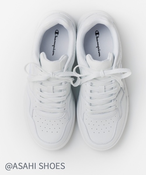 ASAHI SHOES（アサヒシューズ）の「Champion/チャンピオン スニーカー(CPN GB S11868)（スニーカー・レディース・ブラック/ホワイト・22.5cm/23.0cm/23.5cm/24.0cm/24.5cm/25.0cm）」の4枚目の写真