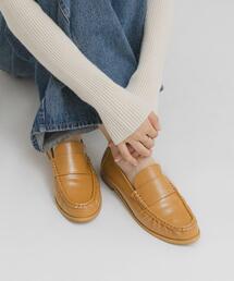 KBF | ギャザーデザインローファー(その他シューズ)