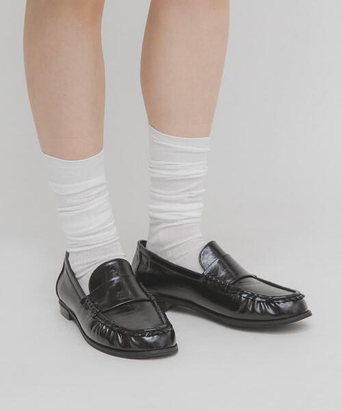 KBF（KBF）/ギャザーデザインローファー セール】ギャザーデザインローファー（その他シューズ）｜KBF