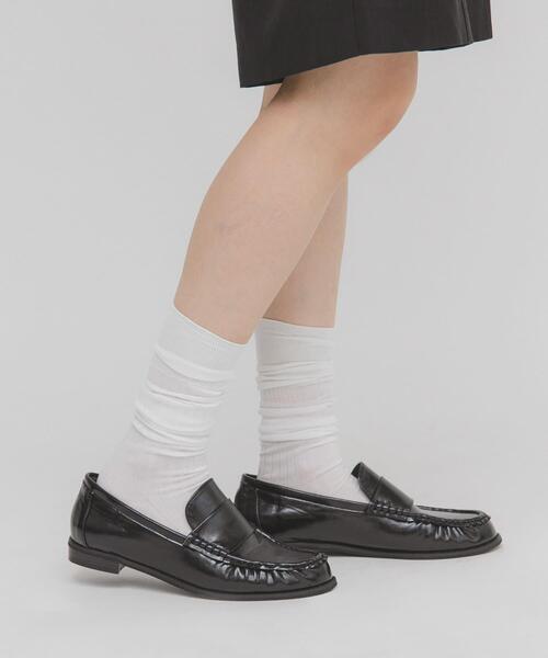 KBF（ケイビーエフ）の「ギャザーデザインローファー（その他シューズ・レディース・ベージュ/ブラック・36/37/38）」の10枚目の写真