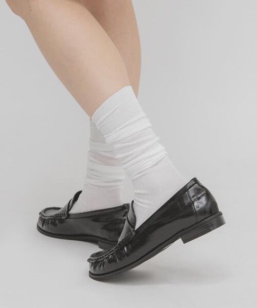 KBF（ケイビーエフ）の「ギャザーデザインローファー（その他シューズ・レディース・ベージュ/ブラック・36/37/38）」の11枚目の写真