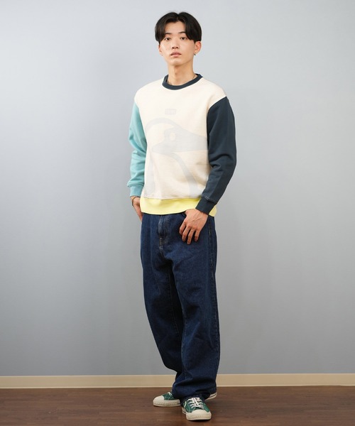 CHUMS(チャムス)の「CHUMS/チャムス スウェット/トレーナー BIG BOOBY CREW TOP CH00-1525(スウェット・メンズ・ネイビー/マルチ/ブラック・M/L/XL/2XL)」の21枚目の写真