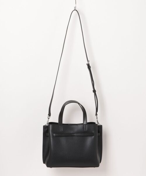 MICHAEL KORS（マイケルコース）の「EMILIA ペブルレザー サッチェル スモール（ハンドバッグ・レディース・ブラック・FREE）」の6枚目の写真