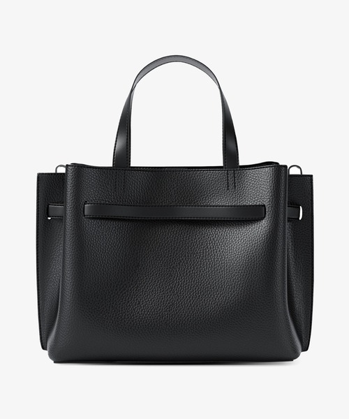 MICHAEL KORS（マイケルコース）の「EMILIA ペブルレザー サッチェル スモール（ハンドバッグ・レディース・ブラック・FREE）」の4枚目の写真