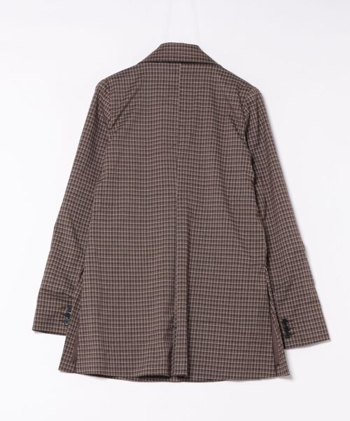 EGOIST（エゴイスト）の「フレアスリーブチェック柄シングルジャケット（セットアップ・レディース・マルチ・M/S）」の2枚目の写真