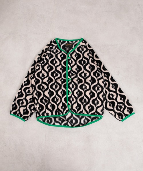 MARKEY'S(마키즈)의 「총무늬 플리스 재킷(블루존)」｜블랙계 그 외