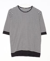 【ミューズ ドゥ ドゥーズィエムクラス】コットンリブニット MUSE de Deuxieme Classe ミューズ ドゥ ドゥーズィエム クラス