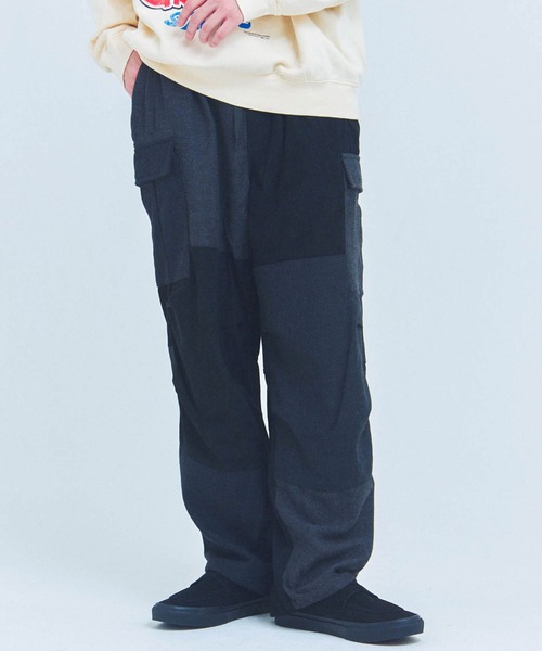 JACKROSE（ジャックローズ）の「BAYCANT AW 3素材ｶｰｺﾞﾊﾟﾝﾂ（カーゴパンツ・メンズ・カーキ/ブラック・XL/L/M）」の5枚目の写真