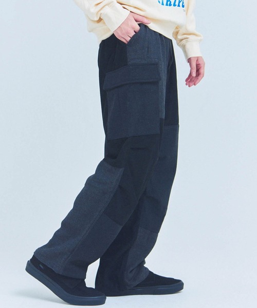 JACKROSE（ジャックローズ）の「BAYCANT AW 3素材ｶｰｺﾞﾊﾟﾝﾂ（カーゴパンツ・メンズ・カーキ/ブラック・XL/L/M）」の18枚目の写真