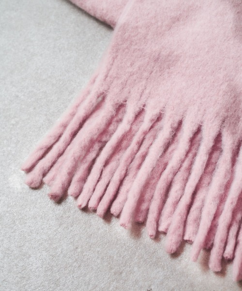 PAPILLONNER（パピヨネ）の「ブークレーマフラー（ストール/ショール・レディース・ブルー/ピンク・FREE）」の13枚目の写真