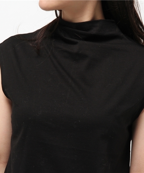 OUTLET(アウトレット)の「【CAPRICIEUX LE'MAGE】ボトルネックフレンチ(Tシャツ/カットソー・レディース・ブラック/キャメル・FREE)」の3枚目の写真