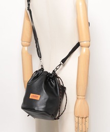 UNIVERSAL OVERALL（ユニバーサルオーバーオール）の「レザー調 ザイルコード 巾着バッグ ショルダーバッグ（ショルダーバッグ・レディース）」