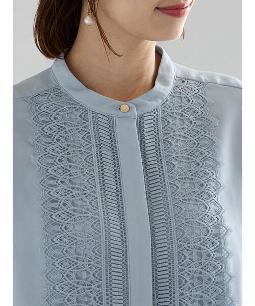 Te chichi（テチチ）の「フロントレースブラウス（シャツ/ブラウス・レディース・ネイビー/ブルー/グレー・F）」の15枚目の写真