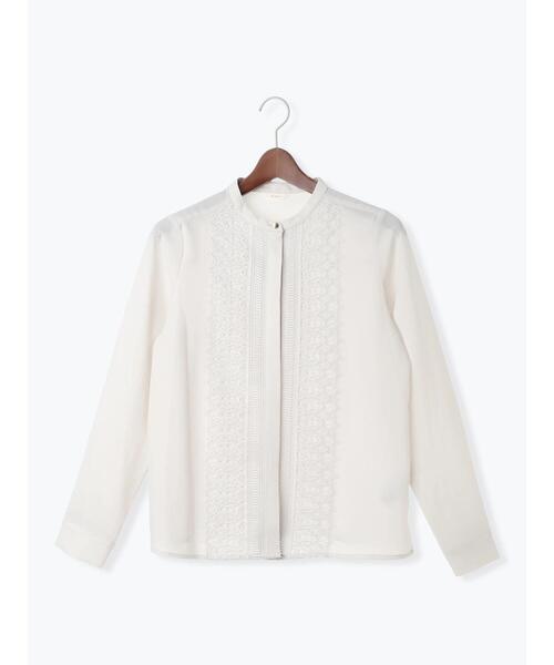 Te chichi（テチチ）の「フロントレースブラウス（シャツ/ブラウス・レディース・ネイビー/ブルー/グレー・F）」の17枚目の写真