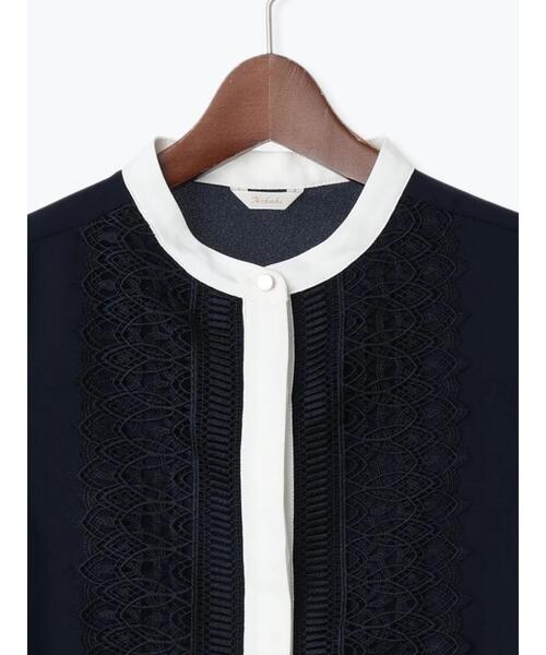 Te chichi（テチチ）の「フロントレースブラウス（シャツ/ブラウス・レディース・ネイビー/ブルー/グレー・F）」の21枚目の写真