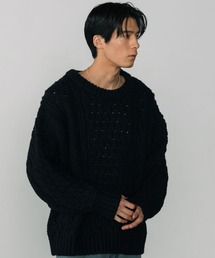 LURAKU（ルラク）の「【LURAKU】Wool Heavy Cable Knit / ウールヘビーケーブルニット（ニット/セーター）」