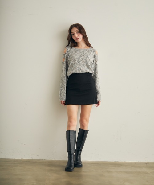 Lunea（ルネア）の「タックミニスカート（スカート）」 - WEAR