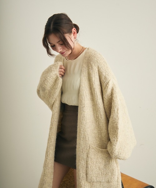 Lunea（ルネア）の「タックミニスカート（スカート・レディース・アイボリー/ベージュ/ブラウン/ブラック・M/S/L）」の13枚目の写真