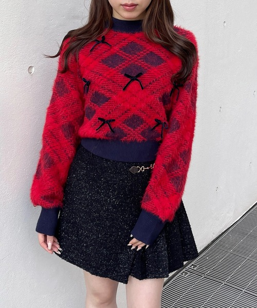 one way（ワンウェイ）の「ラッププリーツスカート（スカート・レディース・ブラック/ホワイト・FREE）」の7枚目の写真