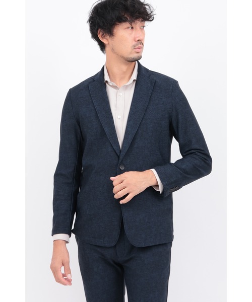 HIGH STREET(ハイストリート)の「ヒートパフォーマージャケット(テーラードジャケット・メンズ・ネイビー/グレー/ブラック・LARGE/LL/MEDIUM)」の3枚目の写真