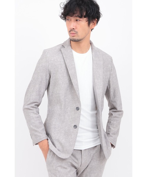 HIGH STREET(ハイストリート)の「ヒートパフォーマージャケット(テーラードジャケット・メンズ・ネイビー/グレー/ブラック・LARGE/LL/MEDIUM)」の2枚目の写真