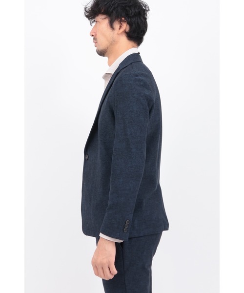 HIGH STREET(ハイストリート)の「ヒートパフォーマージャケット(テーラードジャケット・メンズ・ネイビー/グレー/ブラック・LARGE/LL/MEDIUM)」の6枚目の写真
