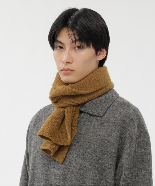 MHL.(エムエイチエル)の「MHL BRUSHED SCARF(ストール/ショール・レディース・イエロー系その他3/ネイビー系1/グレー系その他・FREE)」の10枚目の写真